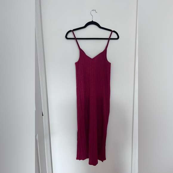 Vintage red sparkly slip dress in size small - Picture 1 of 3